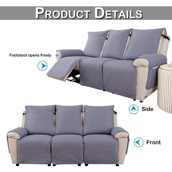 Eider & Ivory™ Box Cushion Sofa Slipcover & Reviews | Wayfair